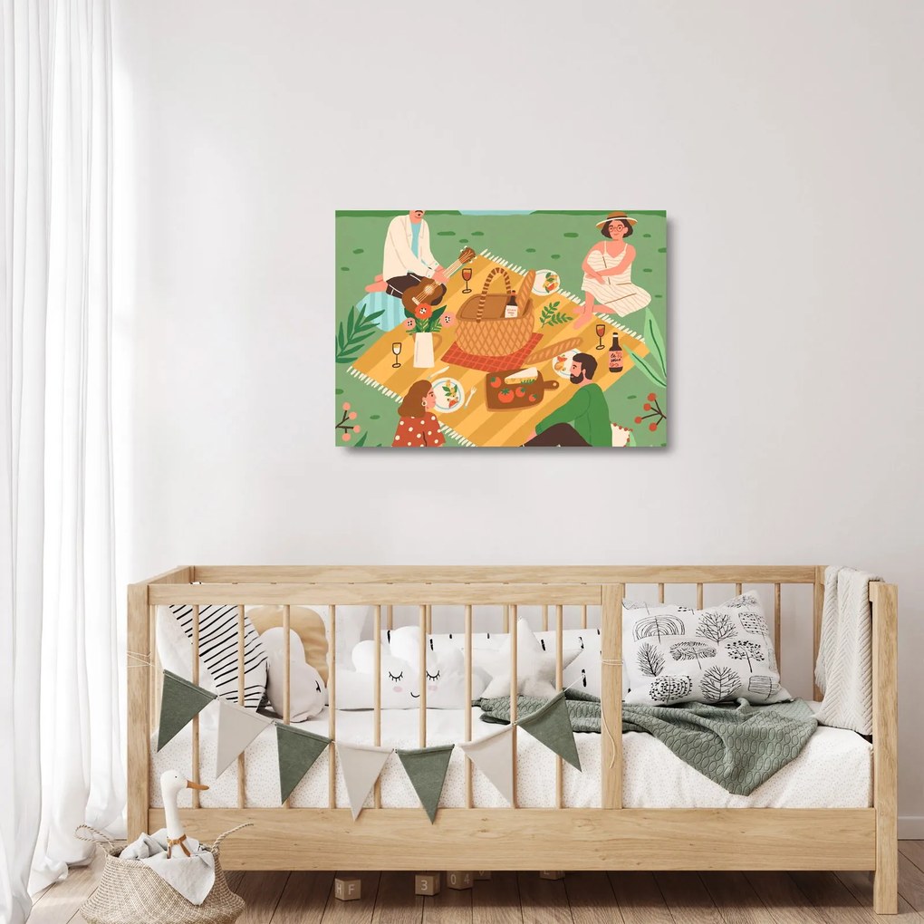 Üveg kép - Nyári szerelem (70x50 cm)
