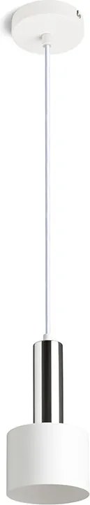 RENDL GIULIA 12 függőlámpa fehér króm 230V LED E27 11W