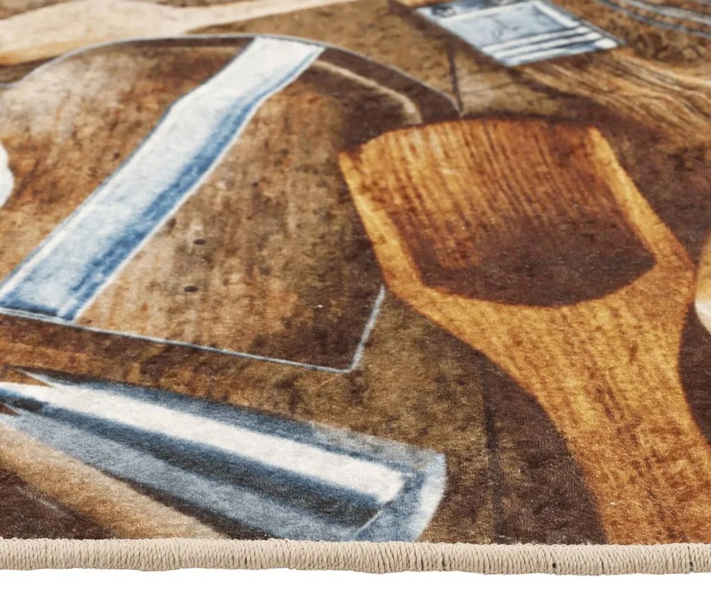 többszínű mosható csúszásgátló konyhaszőnyeg 60 x 180 cm