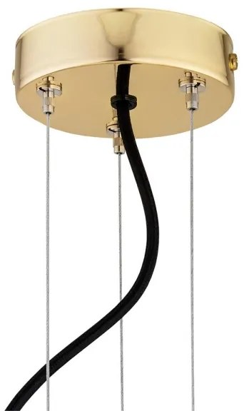 Argon 5048 - Csillár zsinóron SATELITE PLUS 15xE27/15W/230V arany