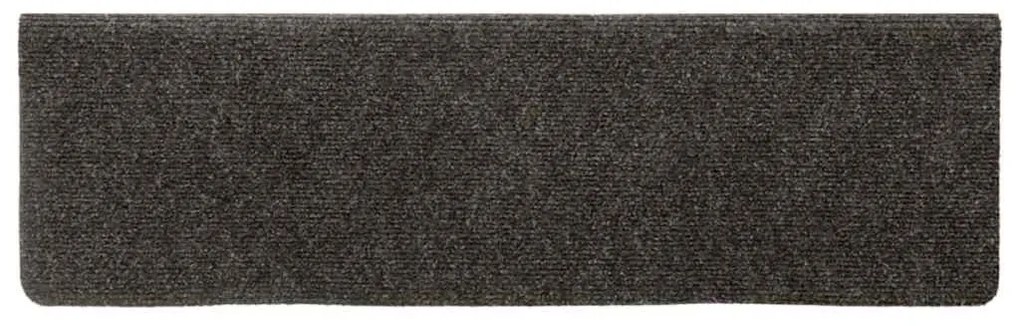 30 db antracitszürke öntapadó lépcsőszőnyeg 65x21x4 cm
