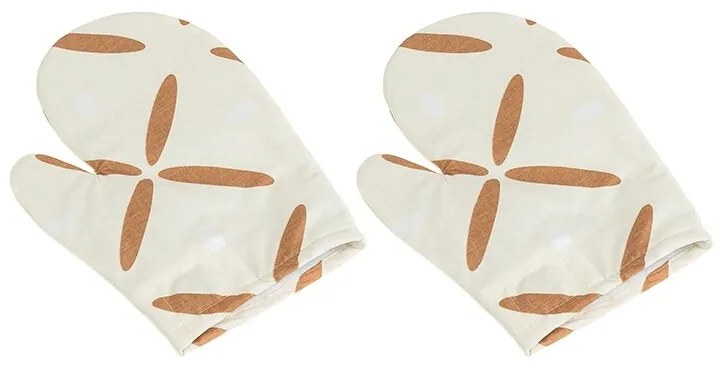 Bellatex Keresztek edényfogó  barna, 28 x 18 cm, 2 db