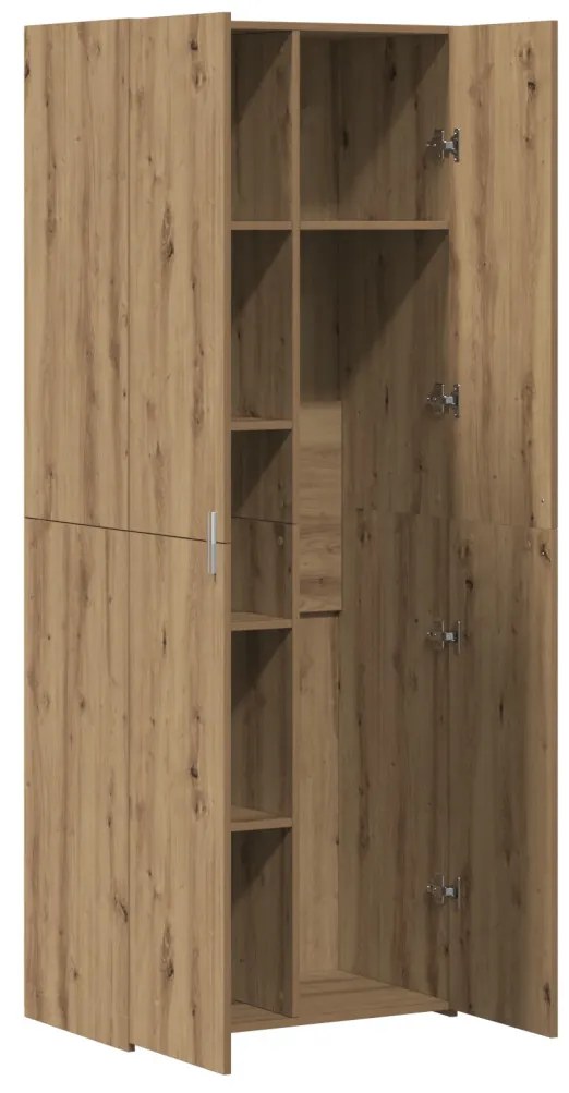 Magas Szekrény Kézműves Tölgy 70x42.5x185 cm Engineered Wood