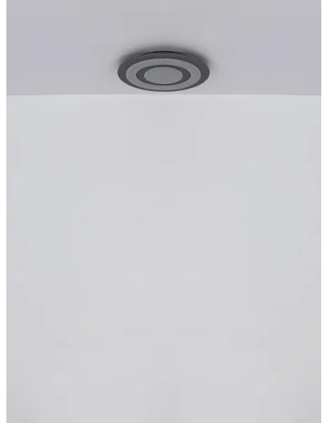 Globo 48032-24 - LED Mennyezeti lámpa JAYDEN LED/24W/230V átm. 32 cm antracit