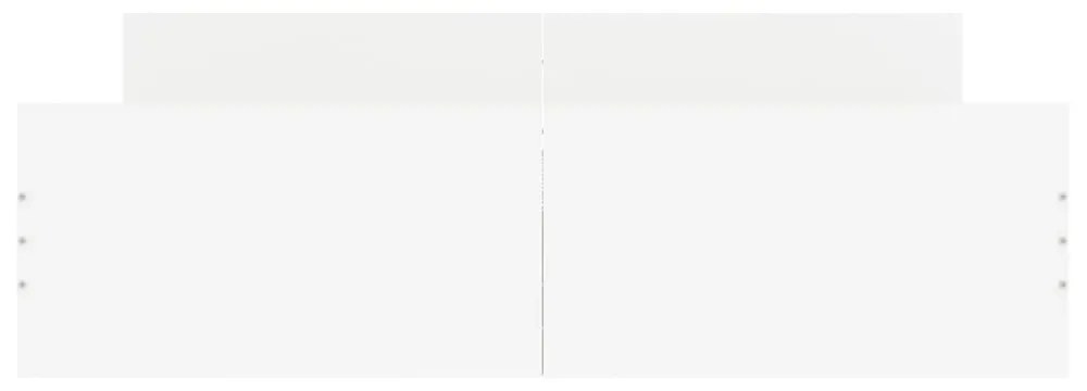 fehér ágykeret fej- és lábtámlával 150x200 cm
