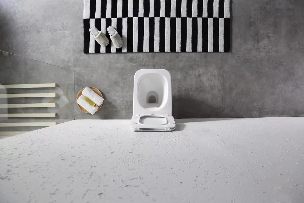 WC csésze REA MARTIN SLIM RIMLESS DUROPLAST