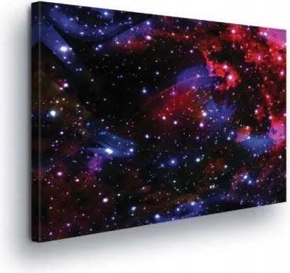 Vászonkép 80x60 Kozmosz csillagok köd galaxis univerzum mélység végtelen