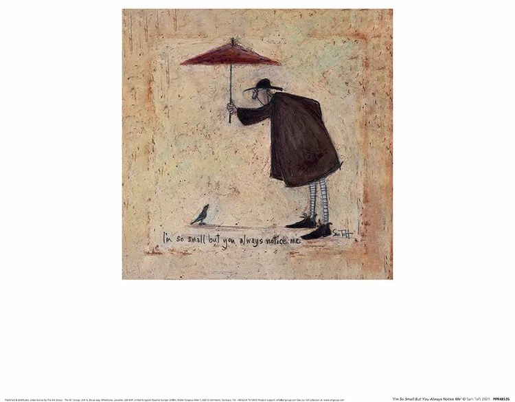 Művészeti nyomat Sam Toft - I'M So Small But You Always Notice Me