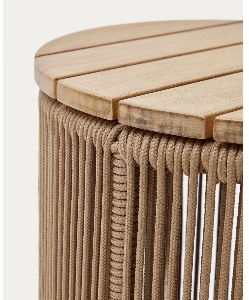 Kerek kerti tárolóasztal ø 40 cm Mesa – Kave Home