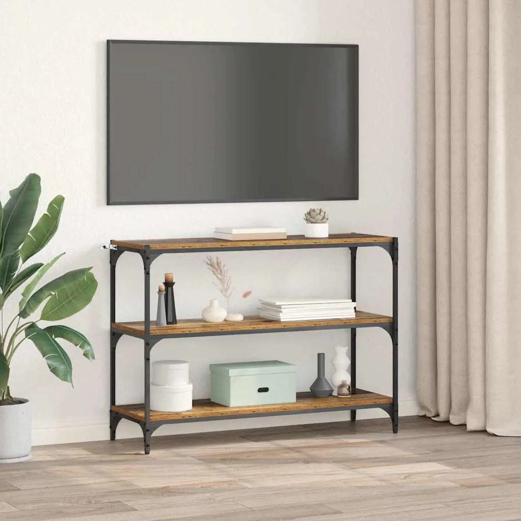 Könyvespolc Régi fa 100 x 33 x 71 cm Faanyag