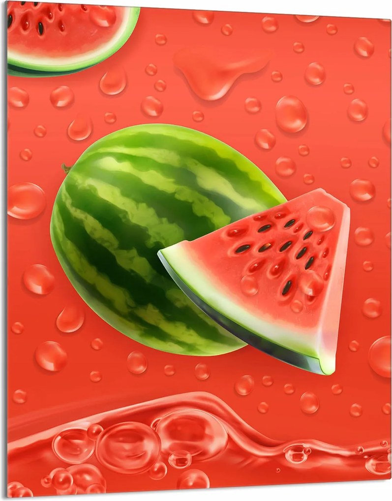 Üveg Vágódeszka 40x52 Görögdinnye A Konyhába