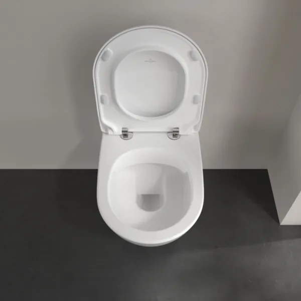 Villeroy & Boch 5614R201 - Falra szerelhető WC SoftClose ülőkével SUBWAY kerámia/fehér