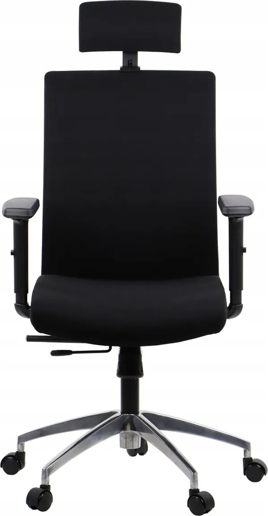 Irodai szék Riverton F/h/al fekete-fekete, megfelel a rendeletnek