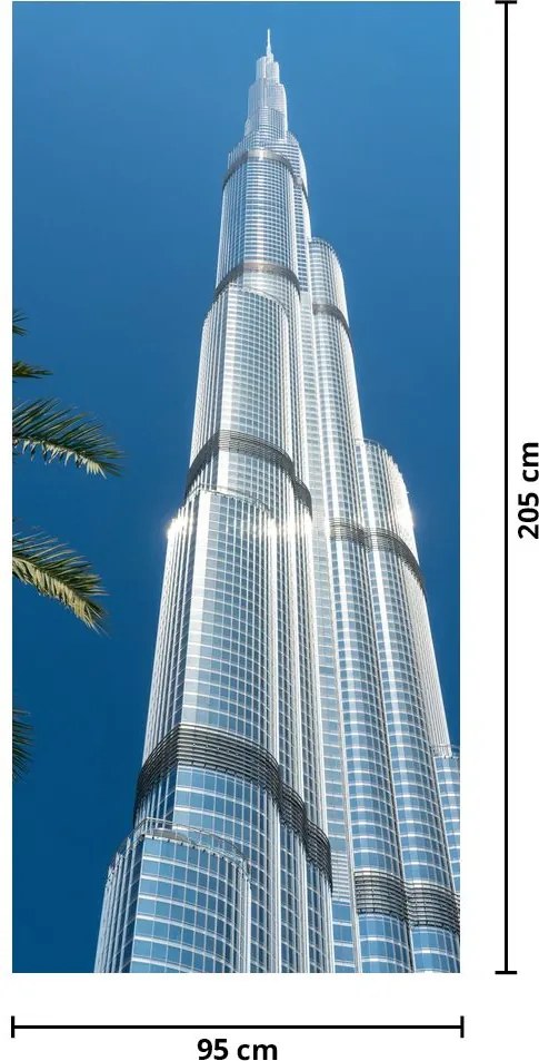 Fotótapéta ajtóra - Burj Khalifa (95x205cm)