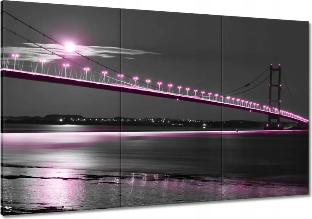 Festmények 120x80 Lila világítás