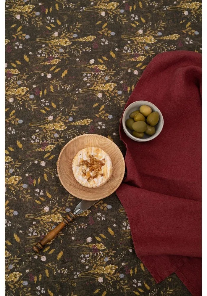 Len asztalterítő 140x200 cm Woodland – Linen Tales