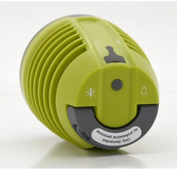 LED Hordozható újratölthető lámpa rovarcsapdával LED/2W/3,7V IPX4 zöld