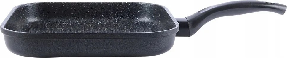 Gránit négyszögletes grill serpenyő halhús grillezéshez Grande