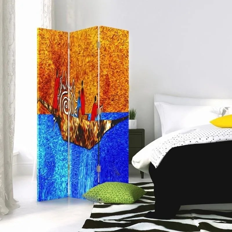 Gario Paraván Hajós utazás Méret: 180 x 170 cm, Kivitelezés: Forgó paraván 360°