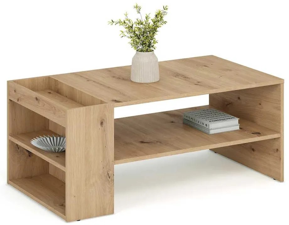 Ingenio dohányzóasztal, artisan tölgy