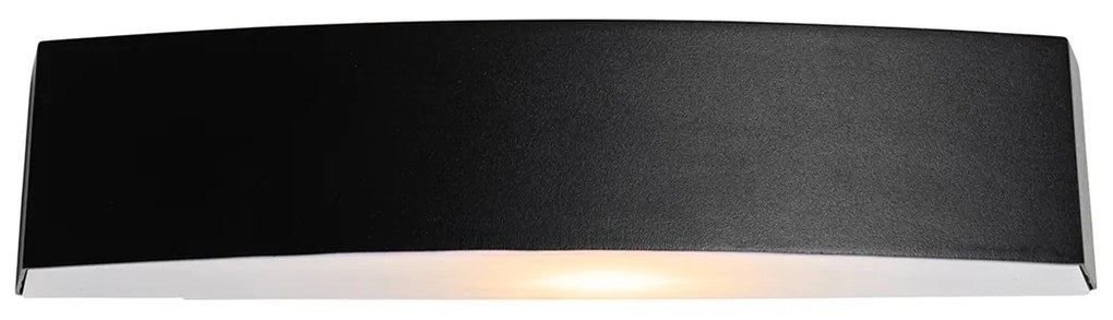 Modern kültéri fali lámpa fekete IP44 - Bojan