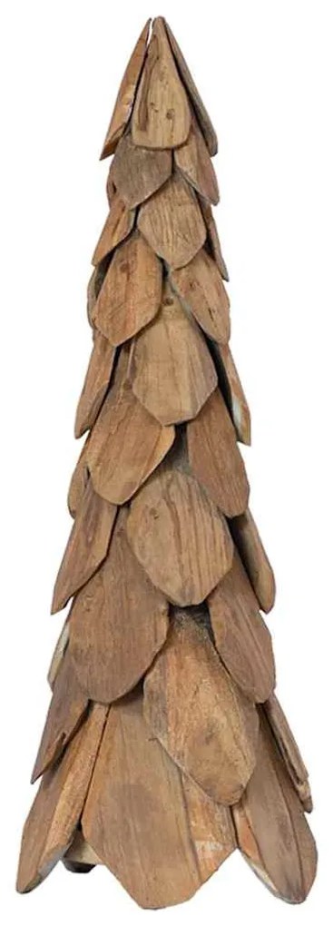 Karácsonyfa állvánnyal Barna 80 cm Tömör tíkfa