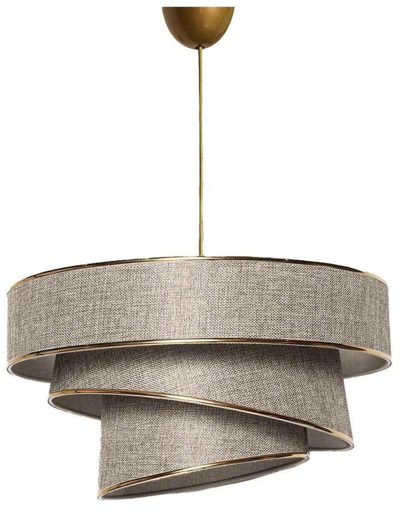 Függőlámpa, Couper - Beige, Arany