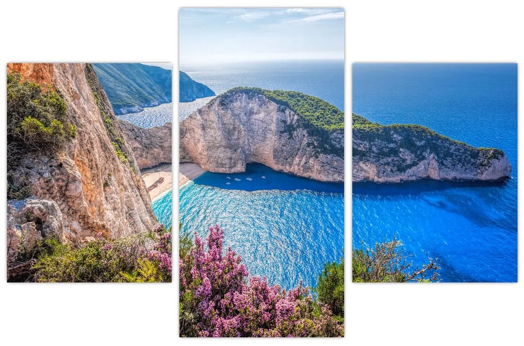 Kép - Navagio strand, Görögország (90x60 cm)