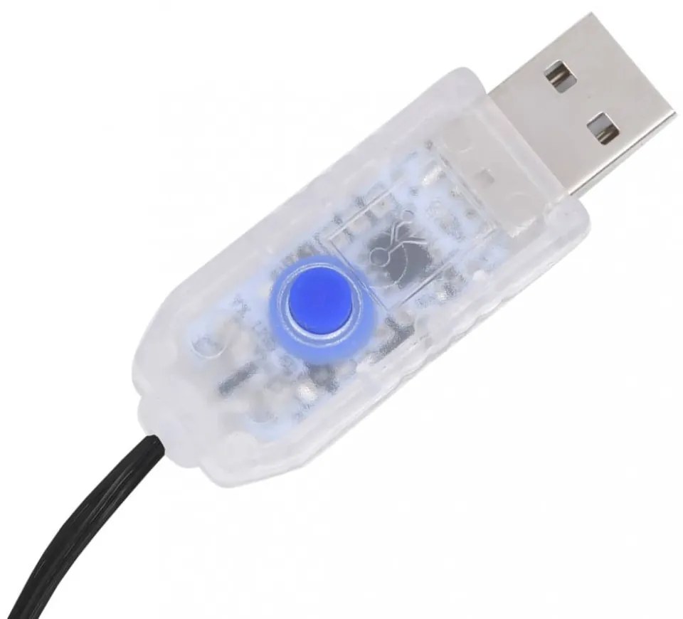 LED-es cseresznyevirágfa 368 meleg fehér LED-del 300 cm
