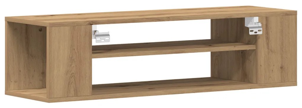 Fali TV Szekrény Artisan Tölgy 100x30x26,5 cm Nincs fa