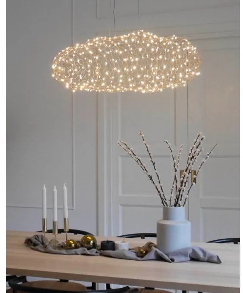 ByRydens 4201250-6501 - LED Csillár zsinóron HAYDEN LED/15W/230V arany