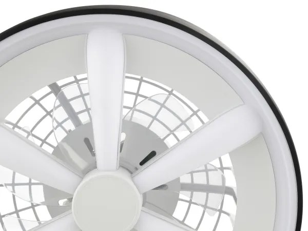 Brilliant - GAIANO LED/48W/230V RGBW mennyezeti ventilátor fekete +DO