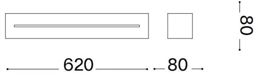 Ideal Lux - Fali lámpa 4xE14/40W/230V