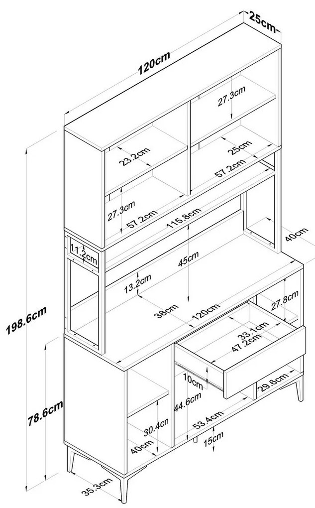 Jegy White szekrény