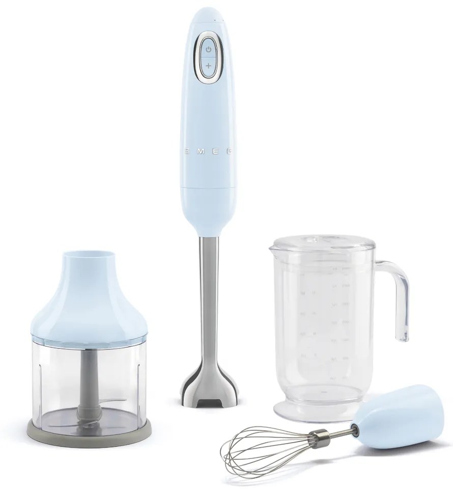 SMEG botmixer HBF03 tartozékokkal, 700W, pasztell kék - Smeg