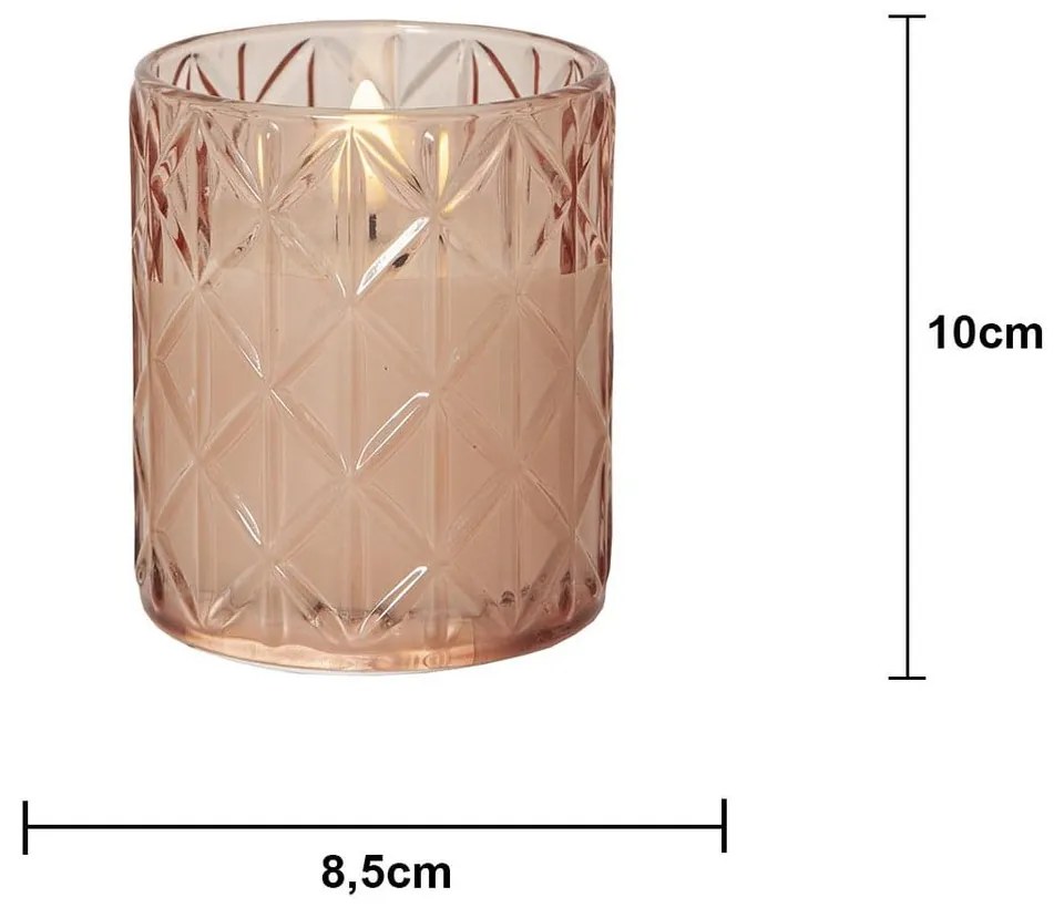 Elemmel működő LED gyertya (magasság 10 cm) Flamme Romb – Star Trading