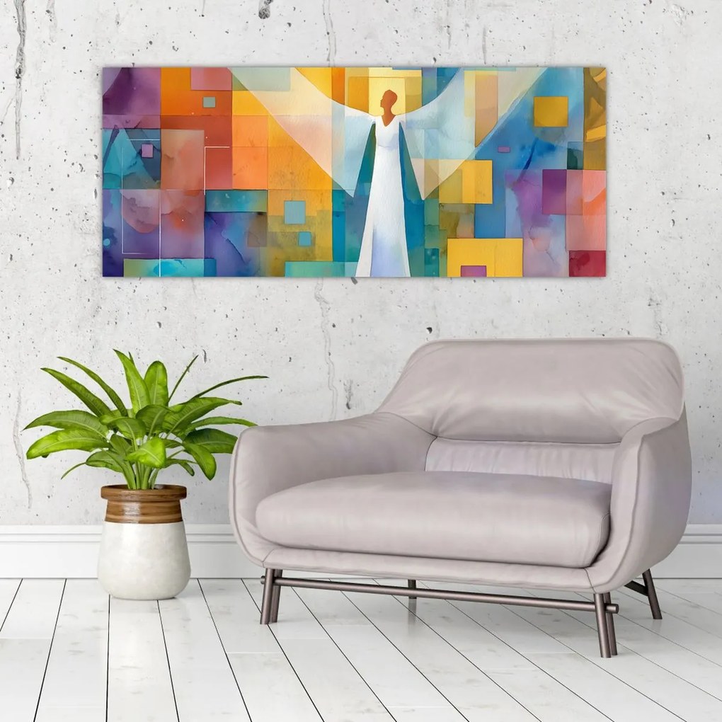 Kép - Geometrikus angyal (120x50 cm)