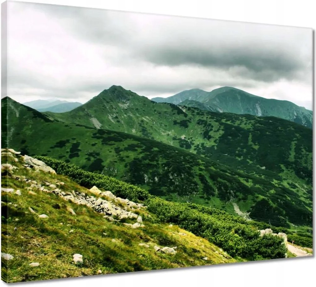 Vászonkép 50x40 Tátra Lengyel hegyek Kilátás