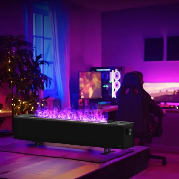 AENO - Okos elektromos hősugárzó/konvektor 1000/2000W fekete