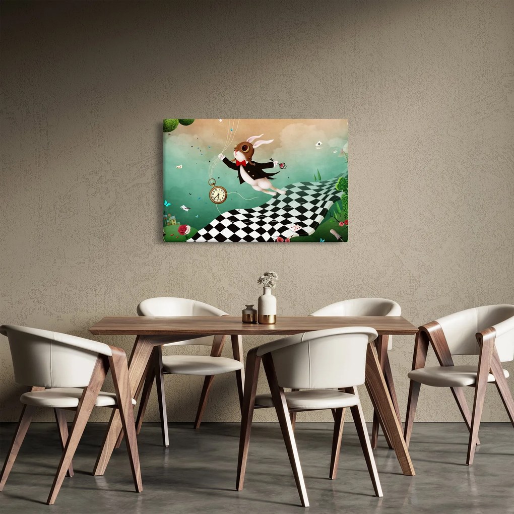 Kép - fantázia nyuszi (90x60 cm)