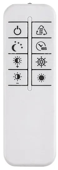 Rabalux 71282-LED Dimmelhető mennyezeti lámpa ZOFRAEL 34W/230V 3000-6500K átm.51cm+távirányító