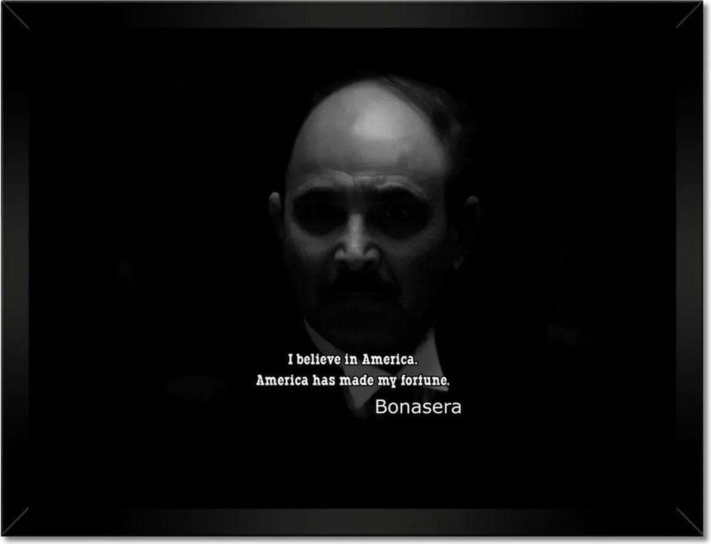 Poszterek keretben 40x30 Idézetek a Keresztapáról