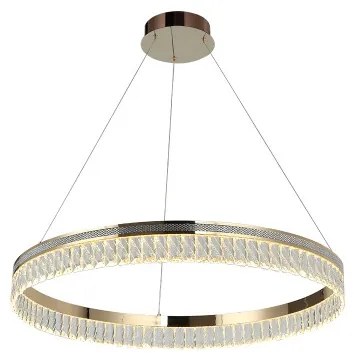 LED fényerőszabályozható kristálycsillár kábelen THALIA LED/55W/230V 3000-6000K + távirányító