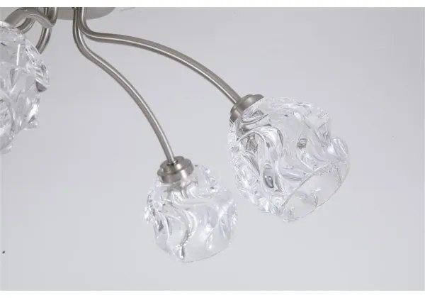 Searchlight 11525-5SN - Felületre szerelhető csillár ASTRAL 5xG9/33W/230V matt króm