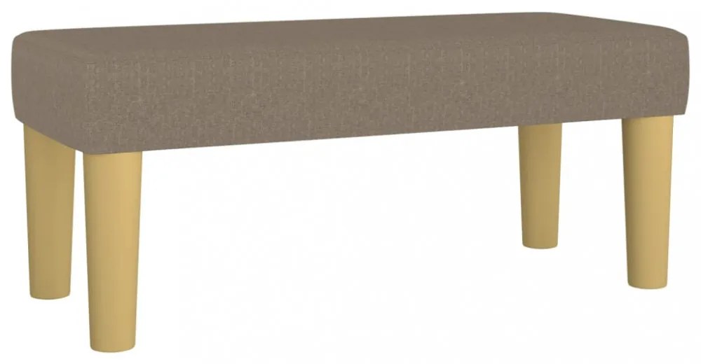 tópszínű szövet pad 70 x 30 x 30 cm