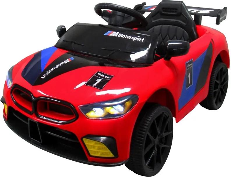 Elektromos beülős cabrio GT sport autó gyerekeknek, piros