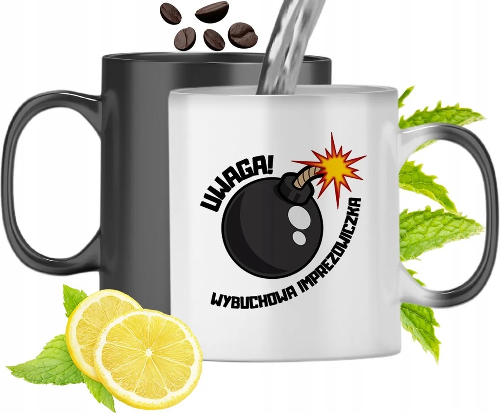 Mágikus Bögre Bulizóknak Színváltós Nyomtatott Fotóval