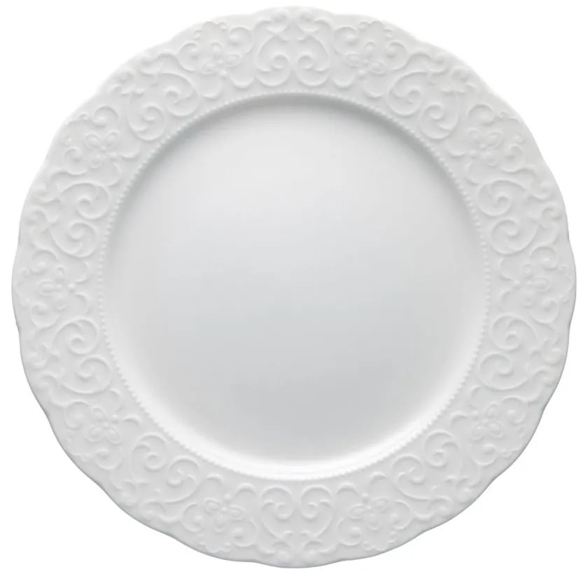 Gran Gala fehér porcelán tányér, ⌀ 25 cm - Brandani