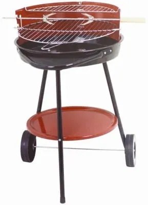 Kerek kerti grill kerekeken Planta