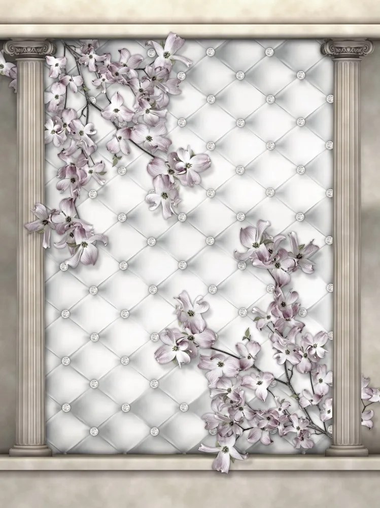 Virágok poszter, fotótapéta, Vlies (184x254 cm, álló)